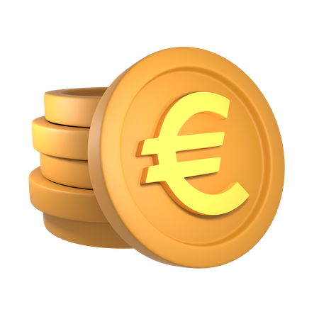 Euro  3D Icon
