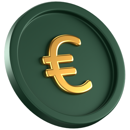 Euro  3D Icon