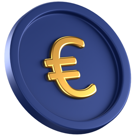 Euro  3D Icon