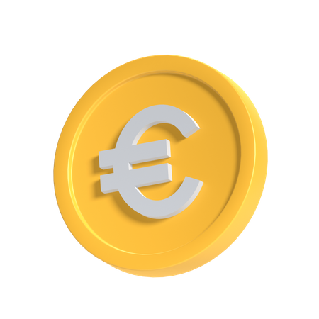 Euro  3D Icon