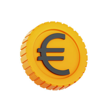 Euro  3D Icon