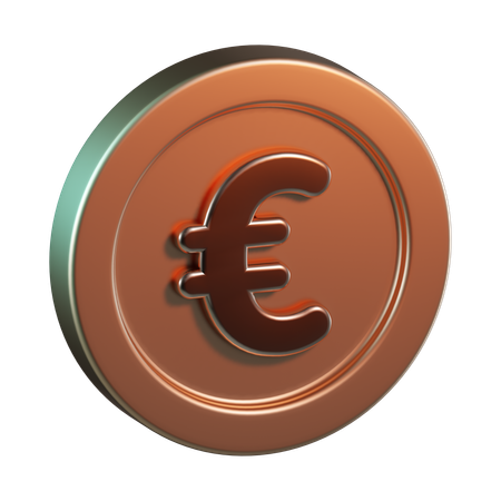 Euro  3D Icon