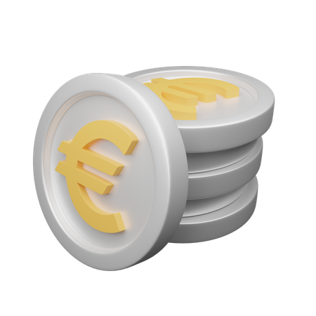 Euro  3D Icon