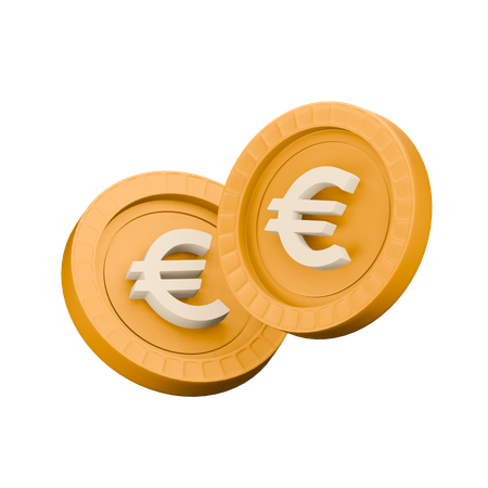 Euro  3D Icon
