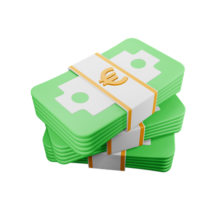 Euro  3D Icon