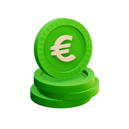 Euro  3D Icon