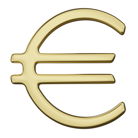 Euro 3D Icon