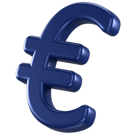 Euro  3D Icon