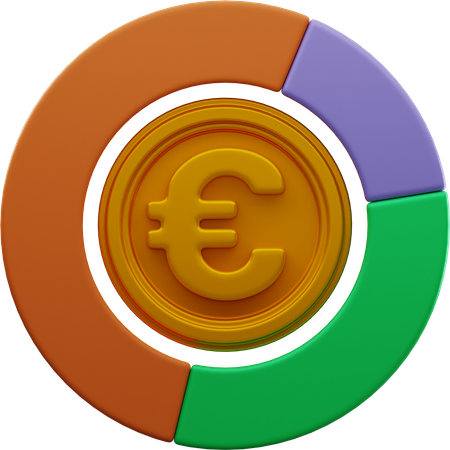 Euro Analysis  3D Illustration