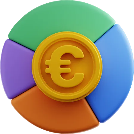 Euro Analysis  3D Illustration