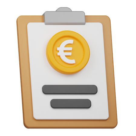 Euro-Bericht  3D Icon