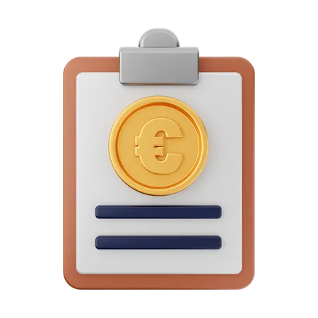 Euro-Bericht  3D Icon