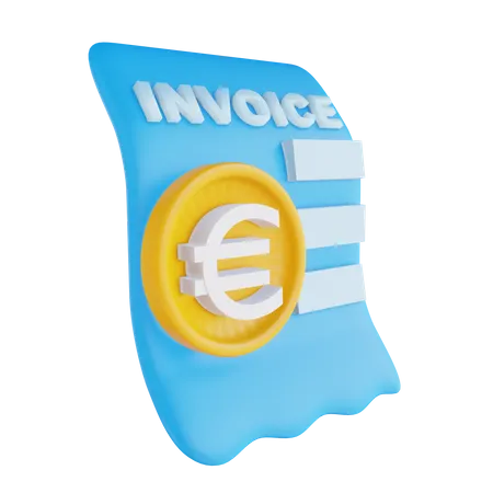 Euro Bill  3D Illustration