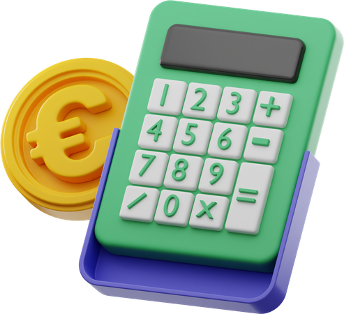 Euro Budget  3D Icon