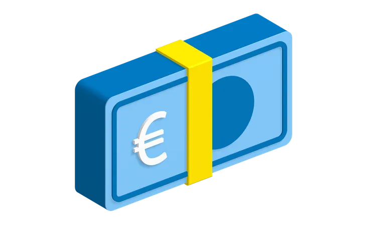 Euro Bundle  3D Icon