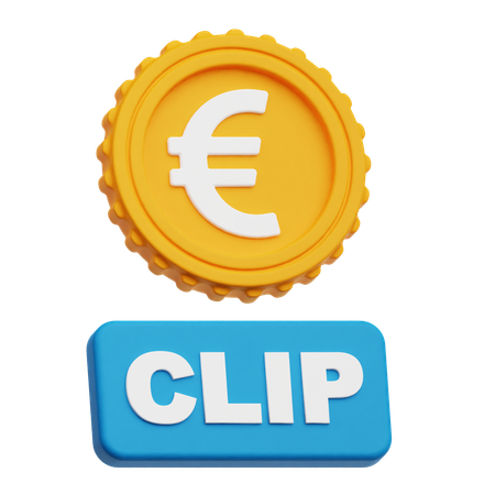 Euro Clip  3D Icon