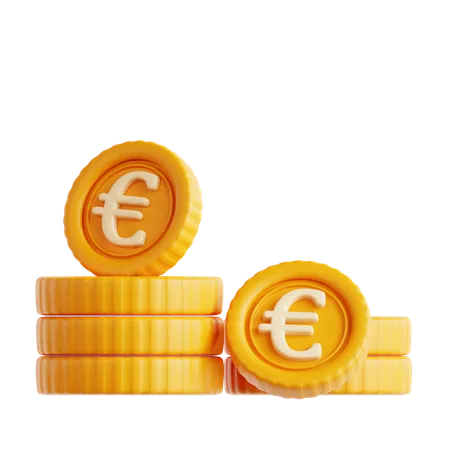 Euro Coin  3D Icon