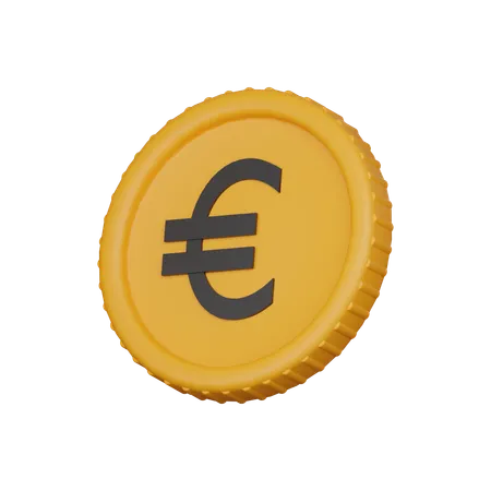 Euro coin  3D Icon