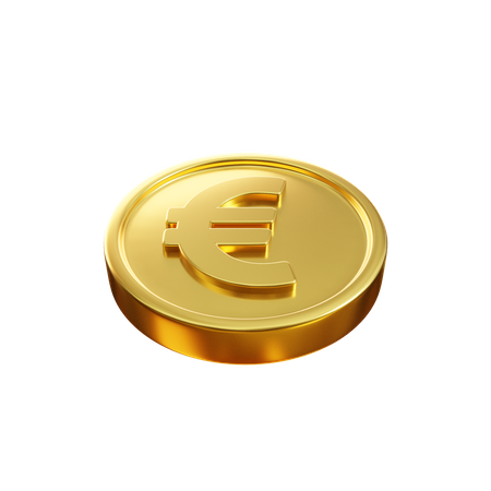 Euro Coin  3D Icon