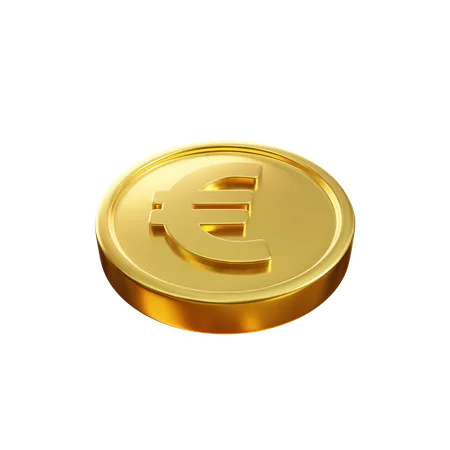 Euro Coin  3D Icon