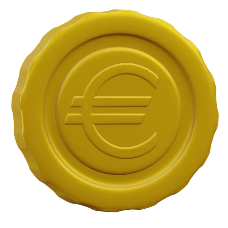 Euro Coin  3D Icon