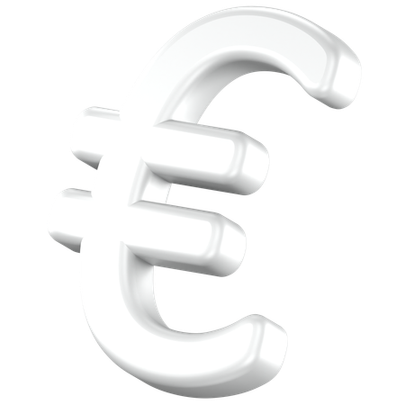 Euro Coin  3D Icon