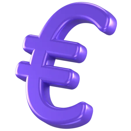 Euro Coin  3D Icon