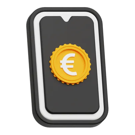 Euro coin  3D Icon