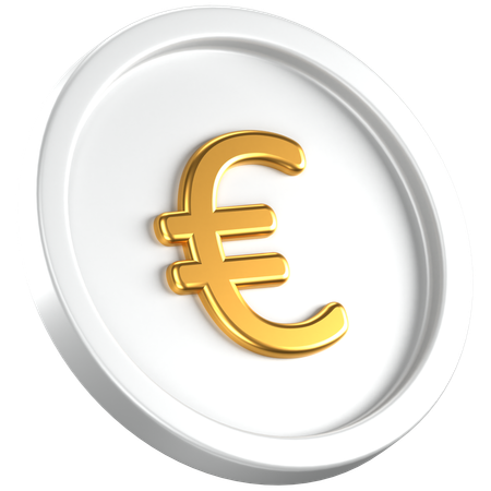 Euro Coin  3D Icon