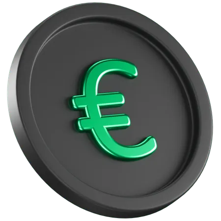 Euro Coin  3D Icon