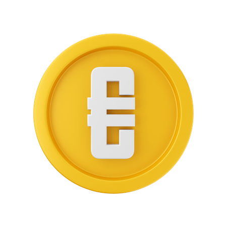 Euro Coin  3D Icon