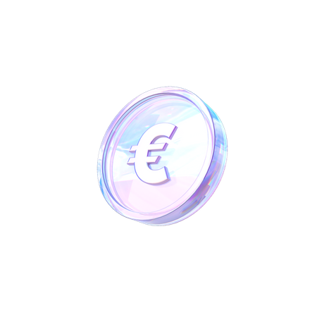 Euro Coin  3D Icon