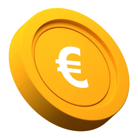 Euro-Münze  3D Illustration