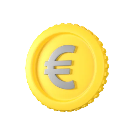 3 D Coin Euro Symbol 3D Icon
