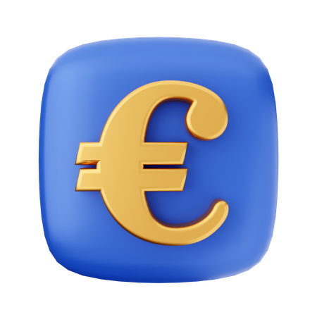 Euro Coin  3D Icon