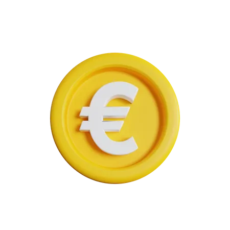 Euro Coins Money 3D Icon