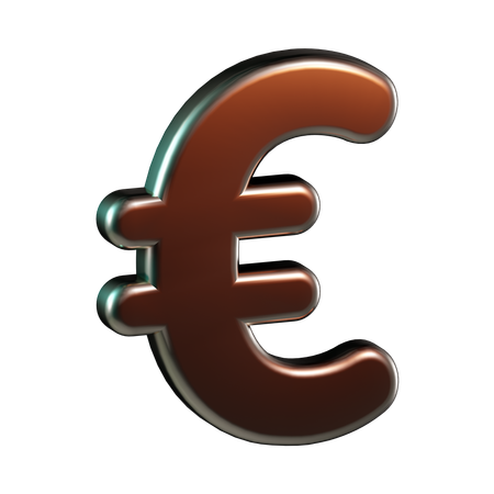 Euro currency  3D Icon