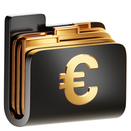 Euro Currency  3D Icon