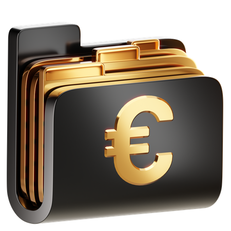 Euro Currency  3D Icon