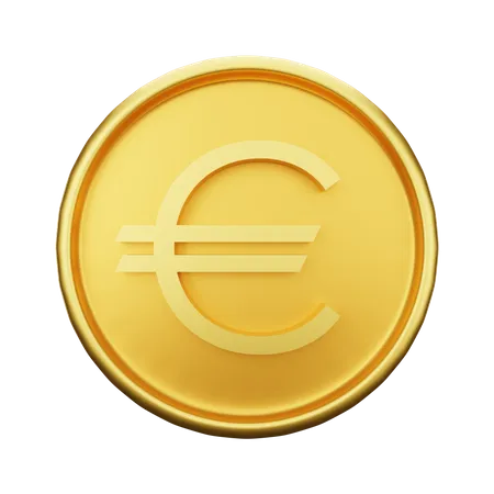 Monnaie euro  3D Illustration