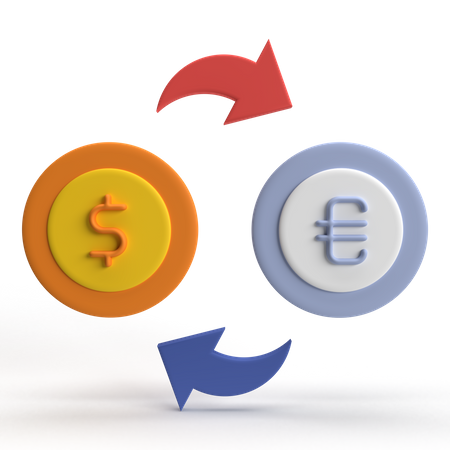 Euro Exchange  3D Icon