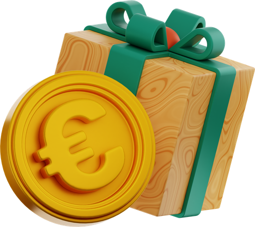 Euro Gift Price  3D Icon
