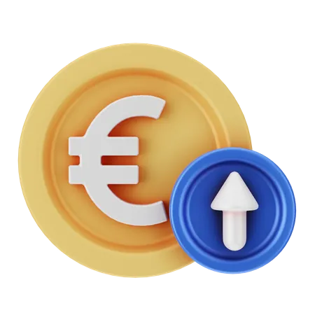 Euro Growth  3D Icon