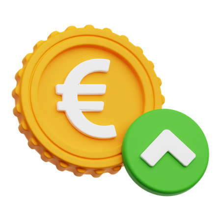 Euro Growth  3D Icon