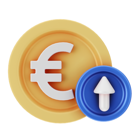 Euro Growth  3D Icon