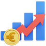 3d euro growth logo