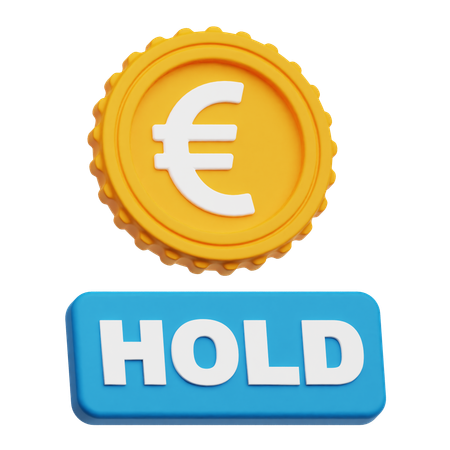 Euro Hold  3D Icon