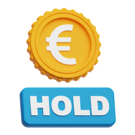 Euro Hold  3D Icon