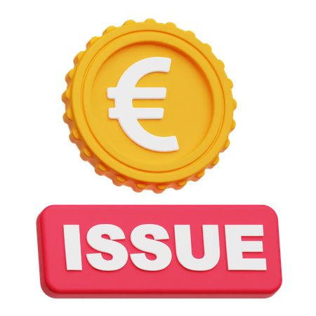 Euro Issue  3D Icon