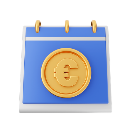 Euro-Kalender  3D Icon